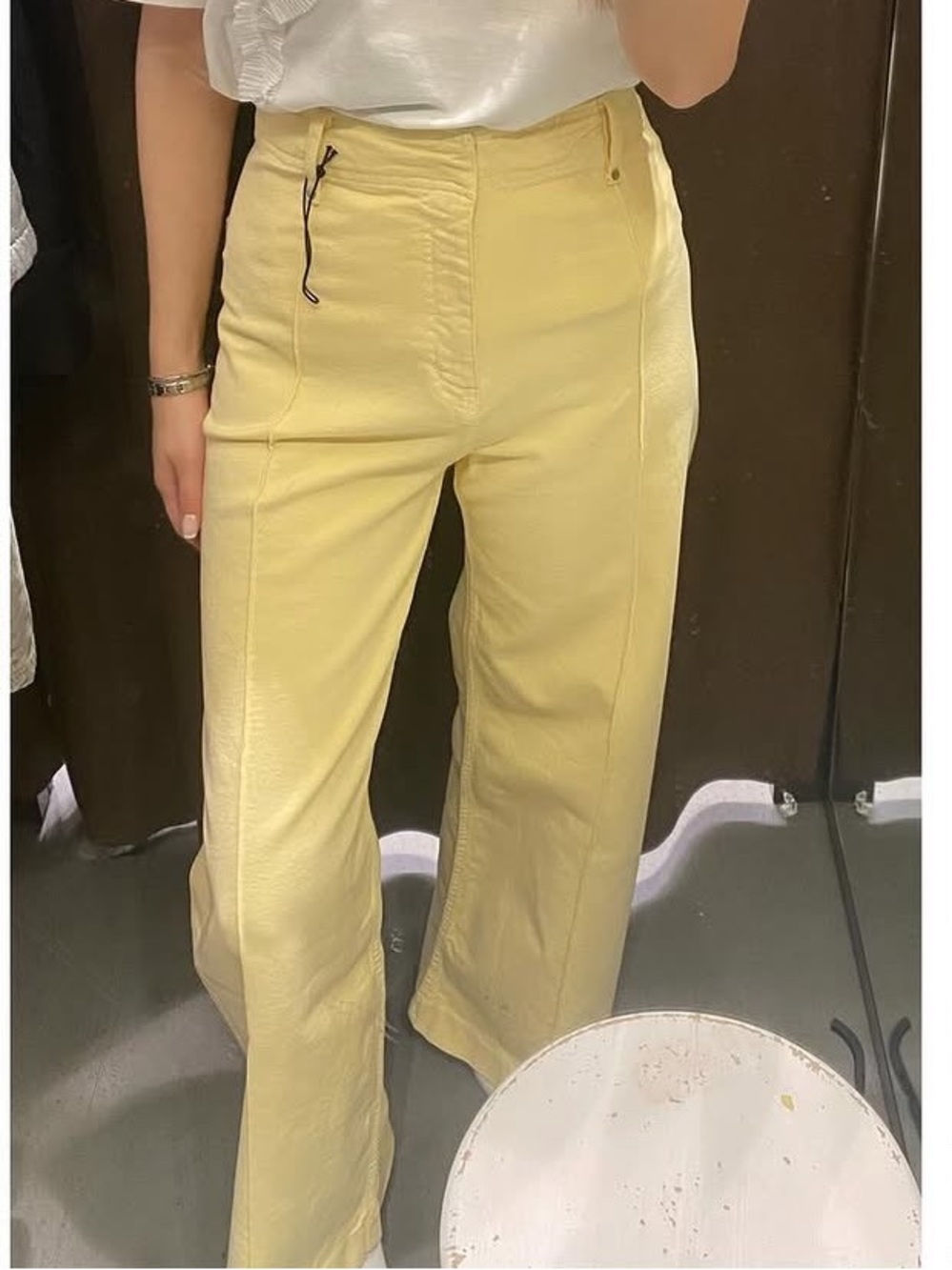 Zara The ZW Tailored Wide Leg Jean